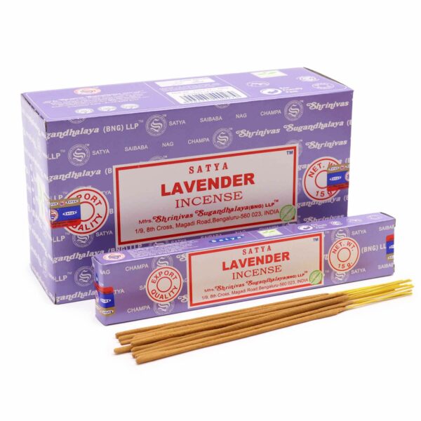 Bâtonnets d'encens Satya 15 g - Lavande