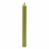 Bougies en vrac de couleur unie - Olive rustique - Lot de 10