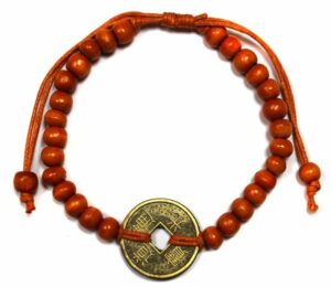 Bracelets Feng Shui porte-bonheur - orange