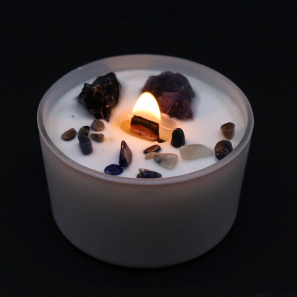 Bougies de cristal pour les chakras - Chakra du plexus solaire