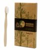 Boîtes de 4 brosses en bambou - Blanches - 2 adultes et 2 enfants