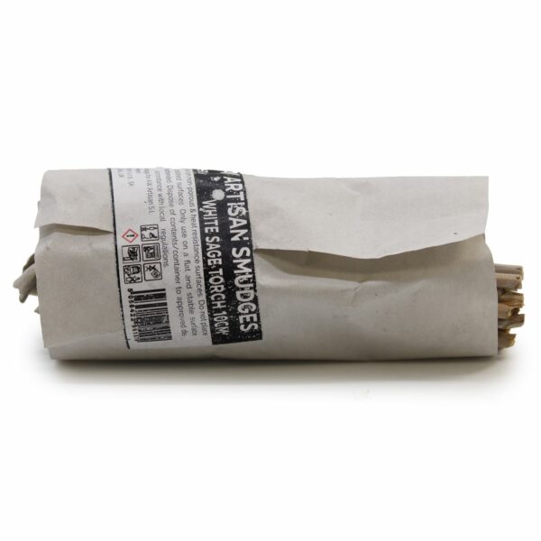 Bouquet d'herbes - Torche de sauge blanche 10 cm