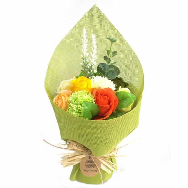 bG9jYWw6Ly9tZWRpYS8xRy9FRC82MFIzMEMxRzZHV0tFRDFHLzlhMWMzYzVlLmpwZWc.jpg Bouquet de Fleurs de Savon "Fraîcheur Nature" - Jaune & Vert